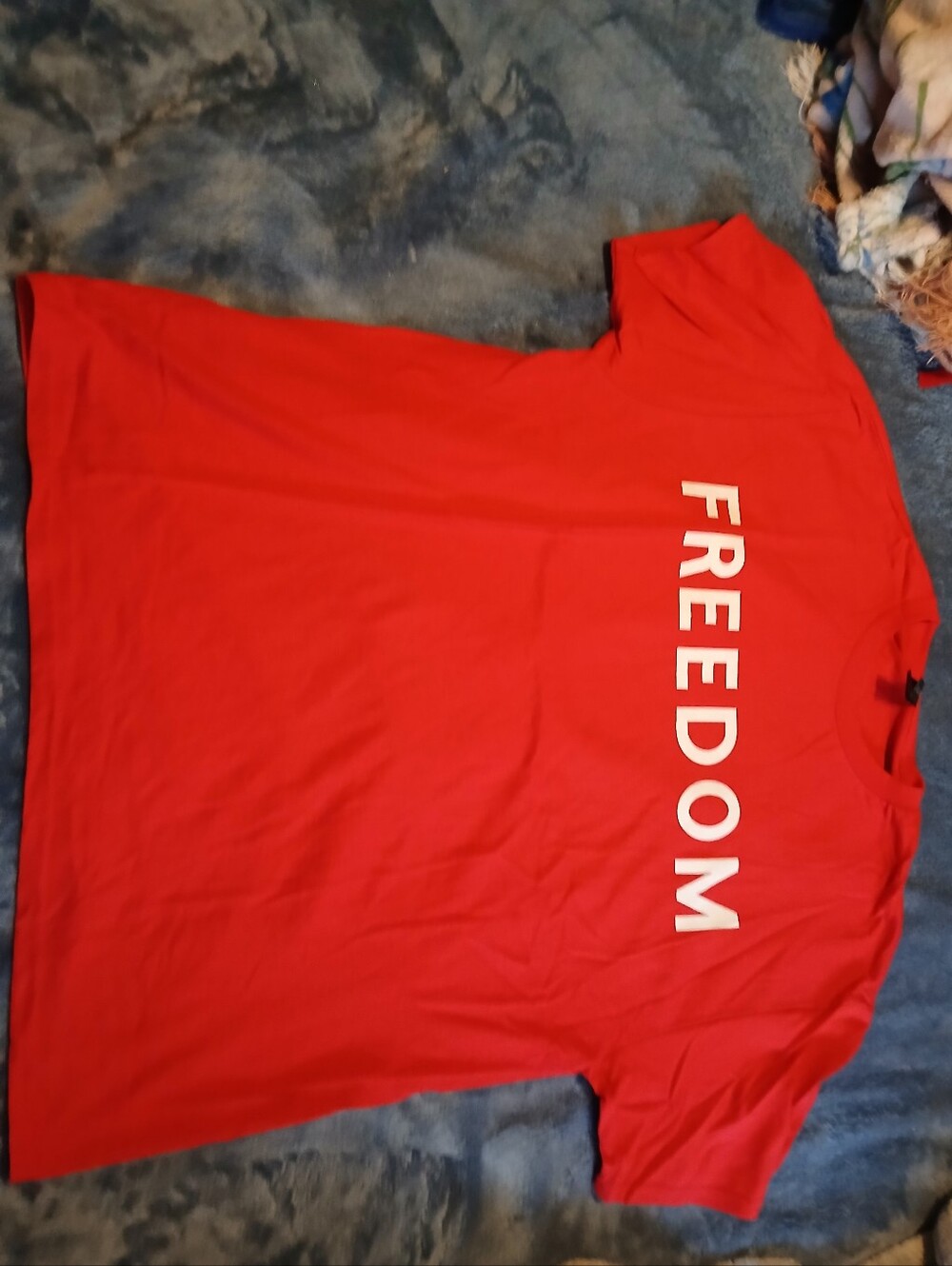 Gildan Red Heavy Cotton Crew Neck Tee